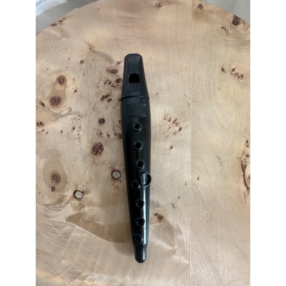 Swanson Tonette Black Plastic Flute Pre-Band Instrument USA Patent D112623